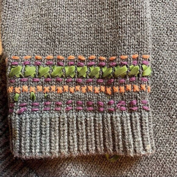 Woolrich Charcoal Gray Front Button Cardigan Size Large - Picture 11 of 14